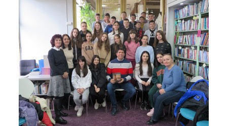 Promocije knjige „Gabi, hrabro srce Beograda” u Biblioteci „Vuk Karadžić ” u Prijepolju