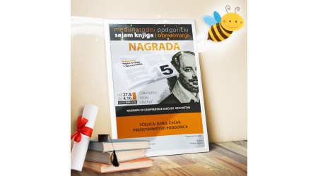 ZA IZDAVAČKU KUĆU PČELICA NAGRADA MEĐUNARODNOG PODGORIČKOG SAJMA KNJIGA