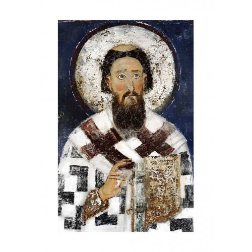 Ilustrovani portret - Sveti Sava, freska