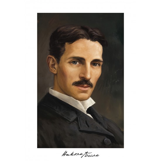 Ilustrovani portret - Nikola Tesla Ilustrovani portret - Nikola Tesla