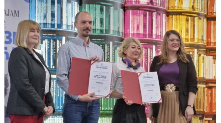 NAGRADA „ZAHARIJE ORFELIN” DODELJENA PČELIČINOJ KNJIZI „PUŽIĆ KOJI JE VEROVAO U SEBE”